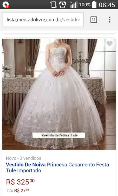 Quanto gastarão/gastaram com o vestido? - 1