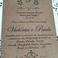 Meu convite de casamento - 1
