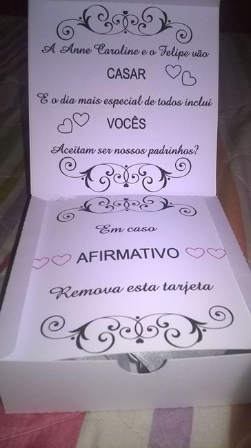 Convite Padrinhos