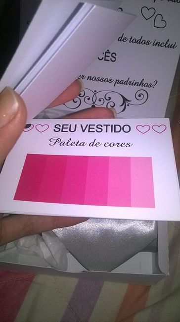 Paleta de Cores Madrinhas