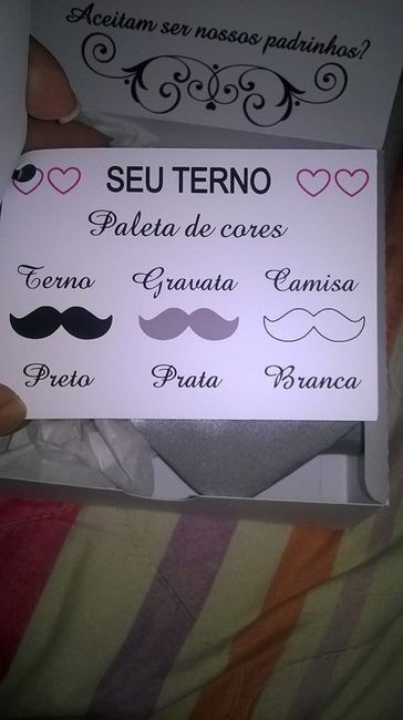 Paleta de cores padrinhos