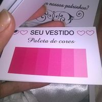 Paleta de Cores Madrinhas