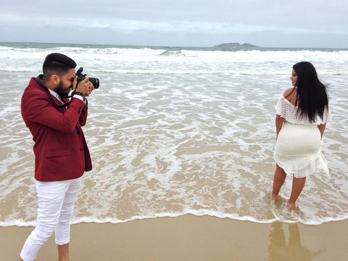 fotos na praia