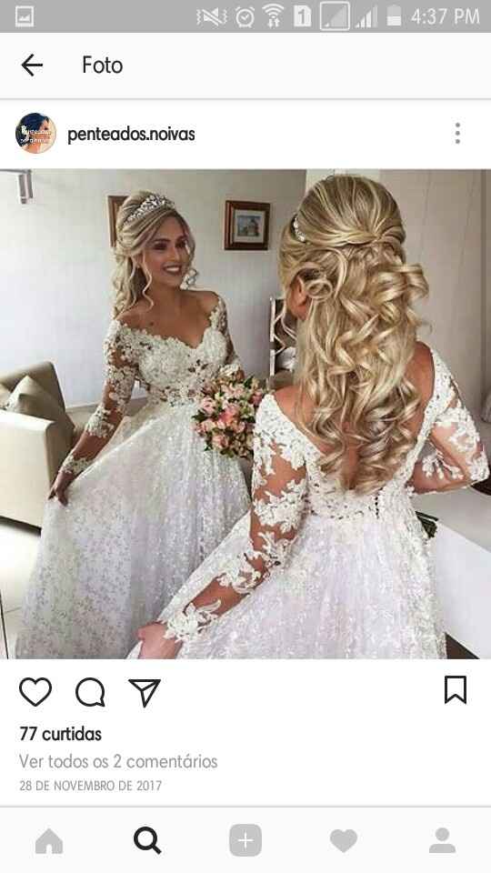 Qual será o tipo do penteado? - 1