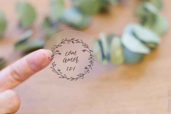 Adesivo Transparente Personalizado