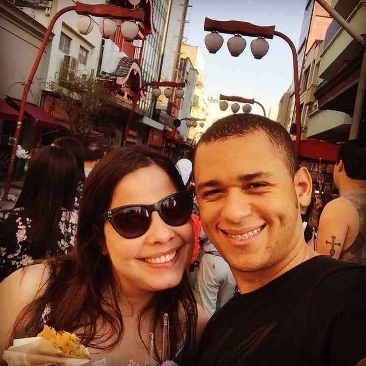 2017 - Foto mais recente o amor e a gordura só aumenta hahaha