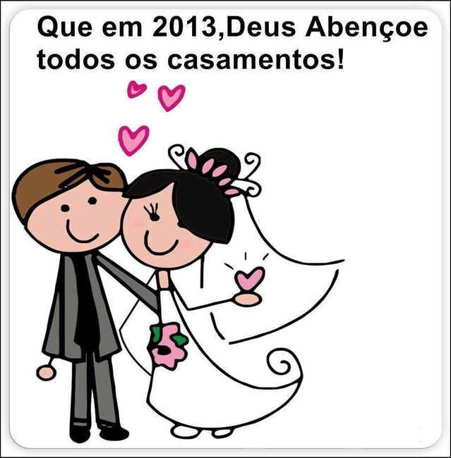 “Que este seja destino de vocês: amar, viver e começar cada dia juntos!”
