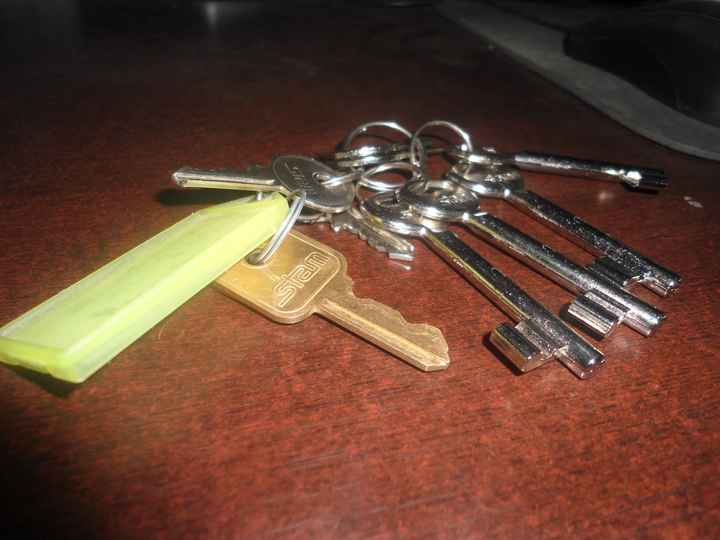 As chaves da minha casa!!!
