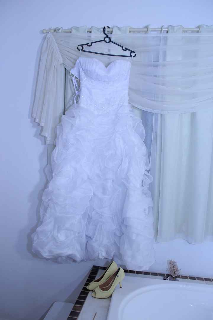 Meu vestido e meu sapato...