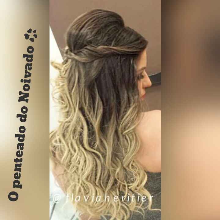 Penteado e unhas do  noivado ? - 2