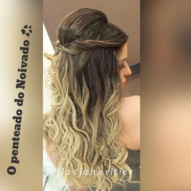 Penteado e unhas do  noivado ? - 2