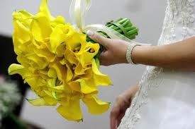 Buquê de Noiva Amarelo.