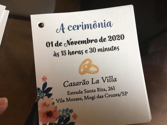 Convite dos padrinhos, avós e pais. 5