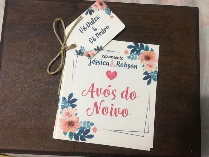 Convite dos padrinhos, avós e pais. 11