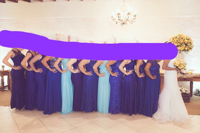 o que acham de não usar paleta de cores nos vestidos das madrinhas? - 2