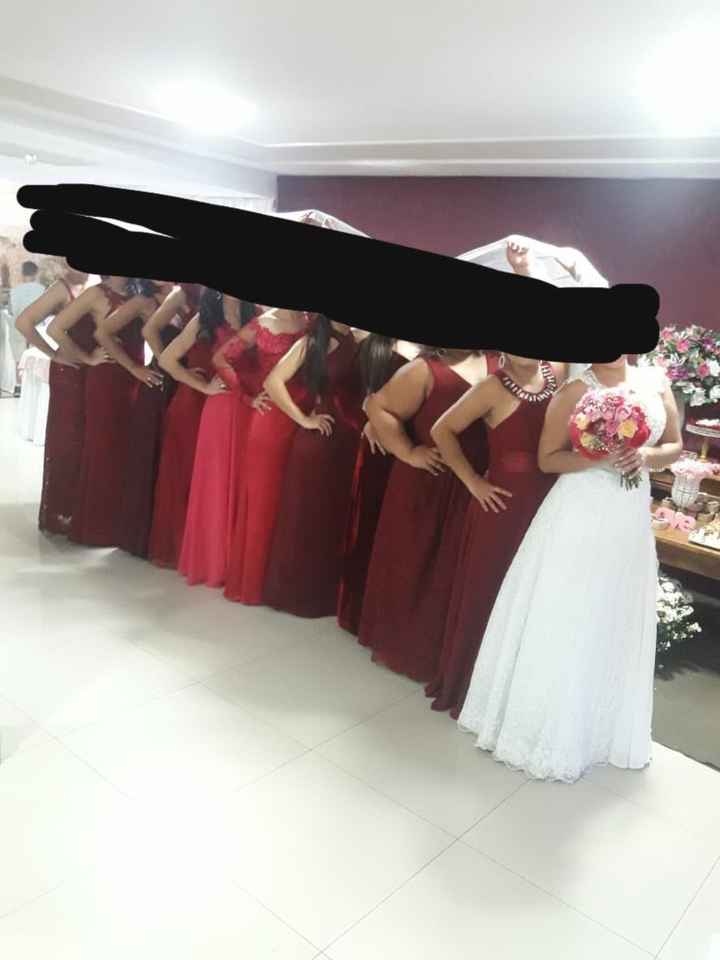 o que acham de não usar paleta de cores nos vestidos das madrinhas? - 1