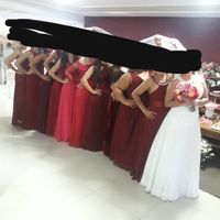 o que acham de não usar paleta de cores nos vestidos das madrinhas? - 1