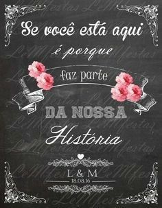 Dicas de plaquinhas para o casamento - 2