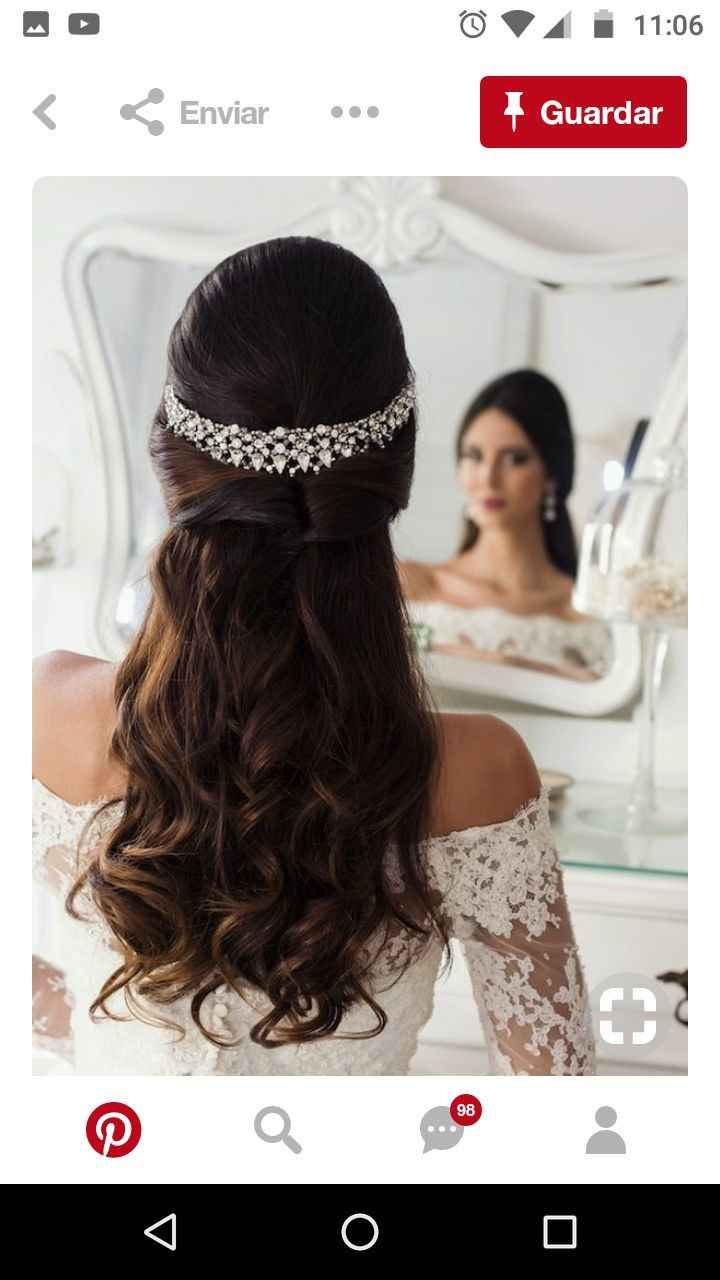 Penteado pro casamento.