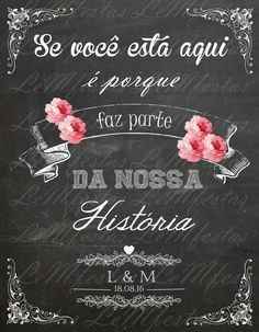 Dicas de plaquinhas para o casamento - 2