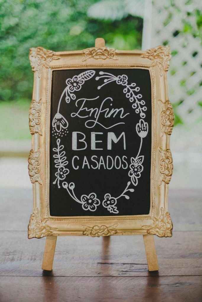 Dicas de plaquinhas para o casamento - 4