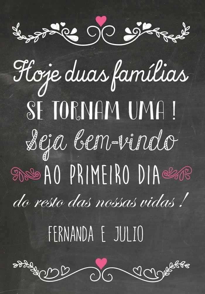 Dicas de plaquinhas para o casamento - 7