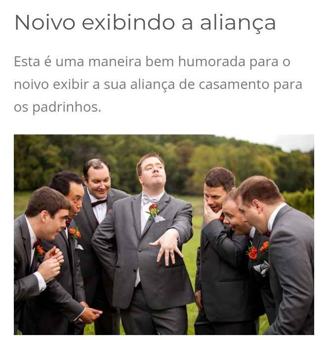 Poses engraçadas para o casamento - 4