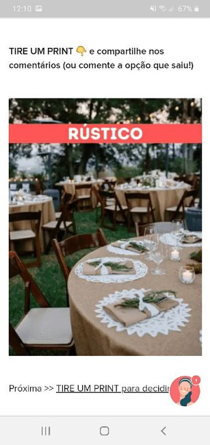 TIRE UM PRINT para decidir o estilo do casamento 22