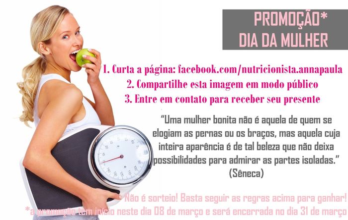 PROMOÇÃO DIA DA MULHER