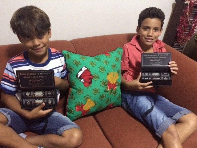 Momento da entrega