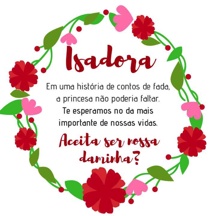 CONVITE DAMINHA