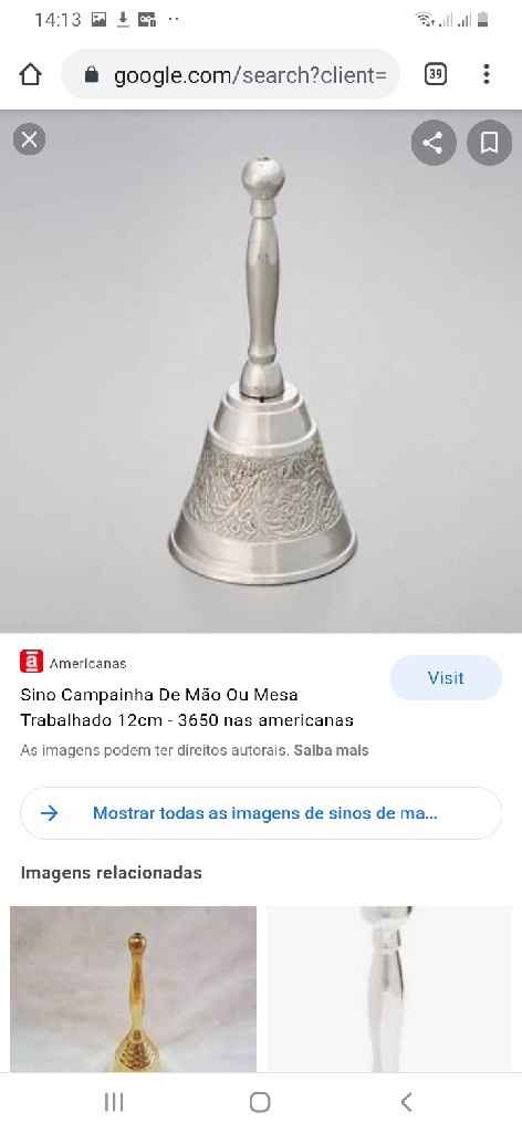 Sino de mão - 1