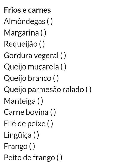 Primeira lista de compras juntos! - 5