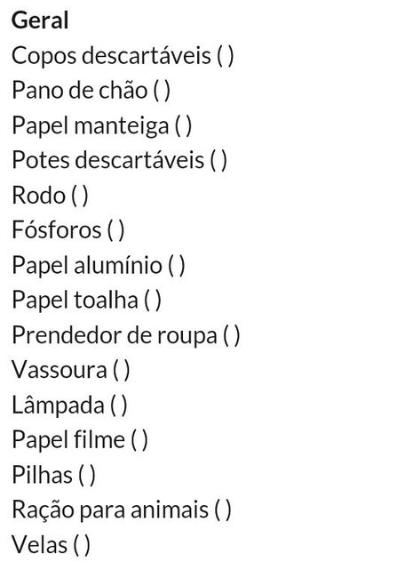 Primeira lista de compras juntos! - 10