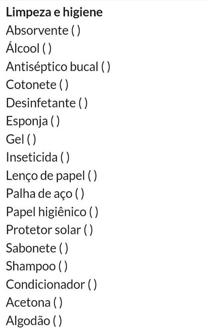 Primeira lista de compras juntos! - 11