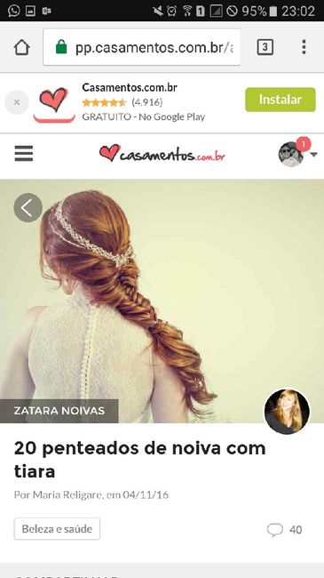 Qual penteado voce irá usar ? - 1