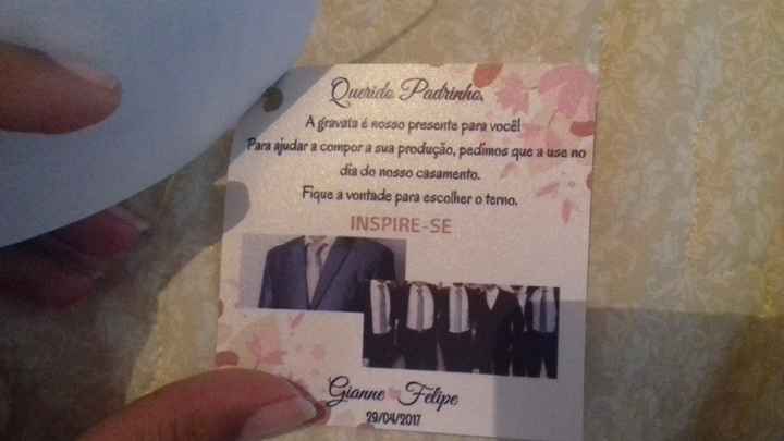 convite padrinhos