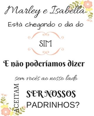 O convite para o interior da tampa
