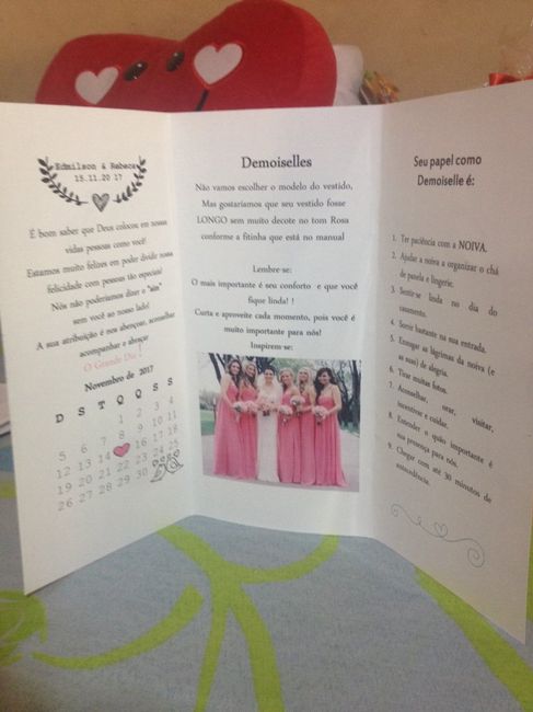 Meus manuais e convite dos padrinhos #vemver 😍 - 3