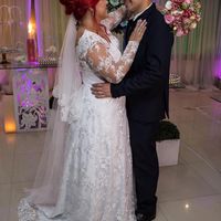  Vendo meu vestido de noiva + o veu por 650,00 - 5
