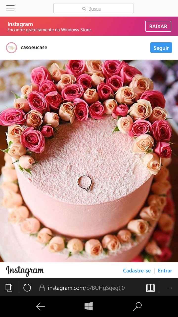 #Bolo de Noivado