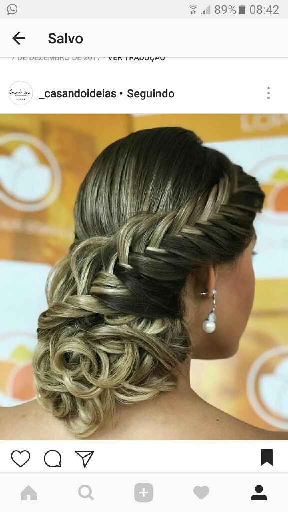 Qual será o tipo do penteado? - 2