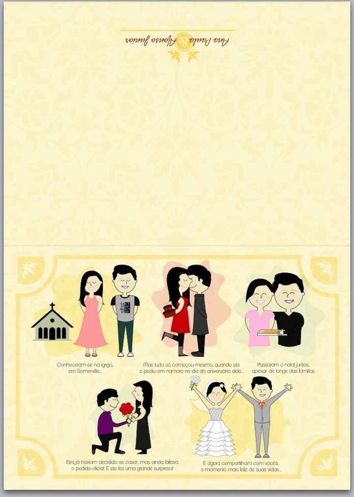 Convite casamento . - 2