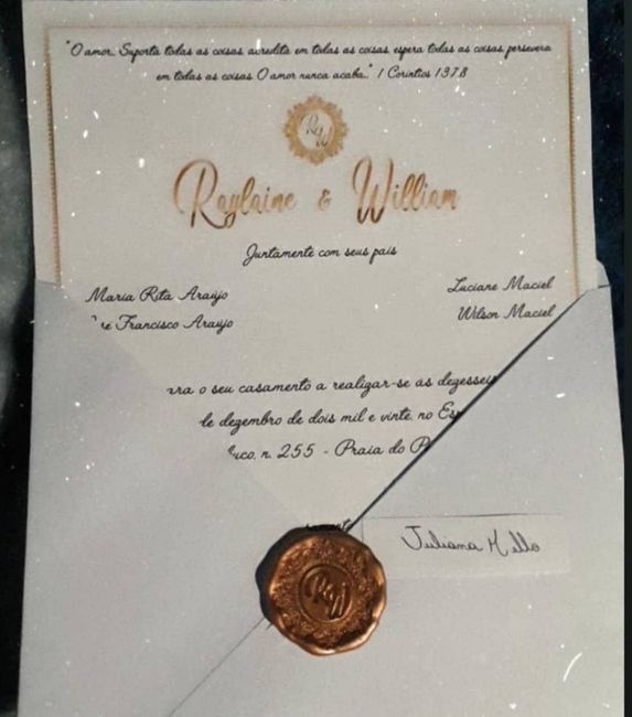 Convite de casamento! 2