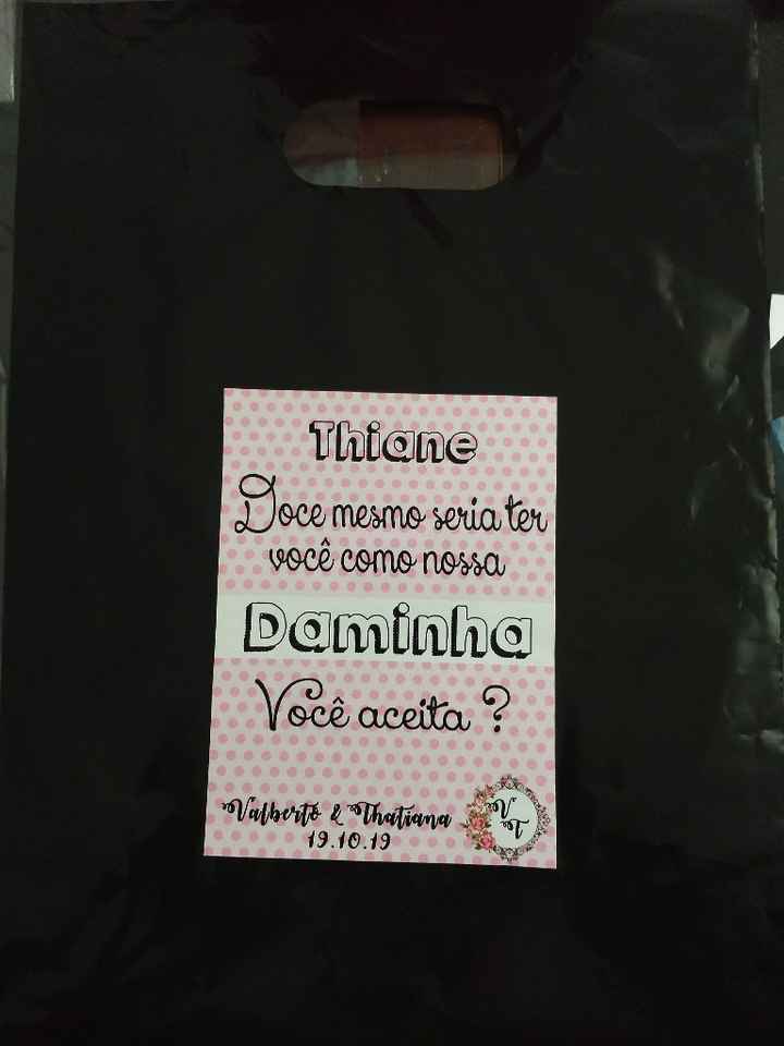 Convite Daminhas e Pajens. - 1