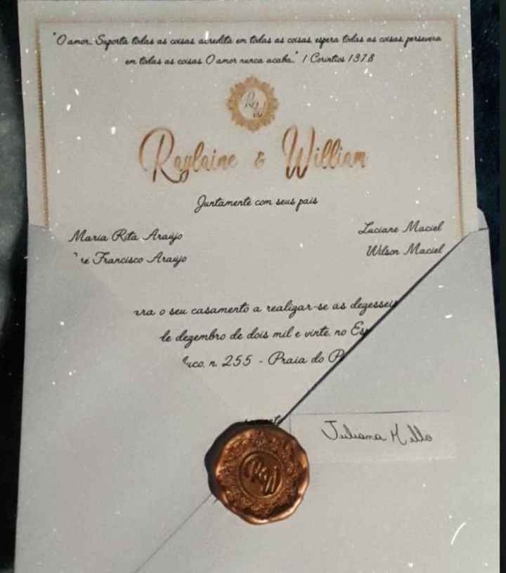 Convite de casamento! - 1