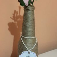 Lembranças de mesa com garrafas de vidro. - 1