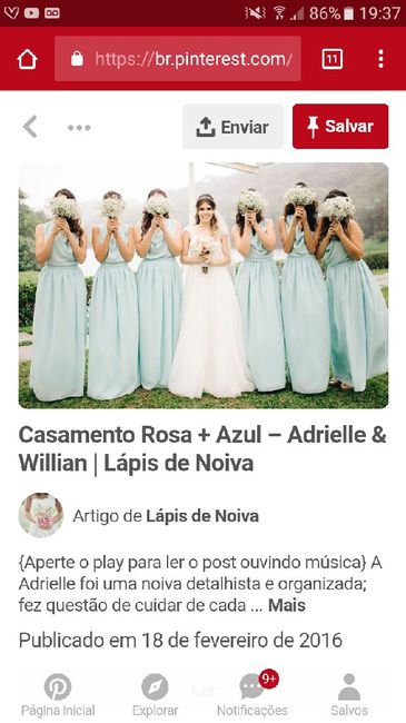 Cores dos vestidos das madrinhas - 5