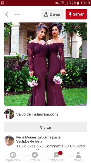 Vermelho e dourado. Mas, e as madrinhas? - 12