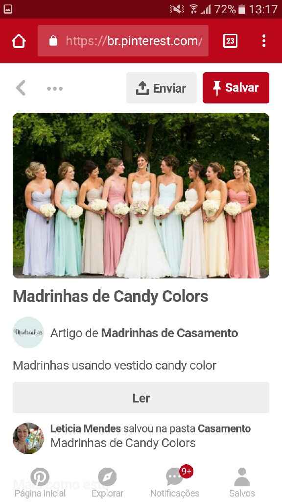 Vermelho e dourado. Mas, e as madrinhas? - 11